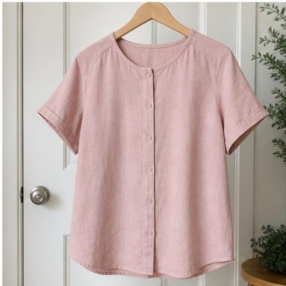 Blush Peplum Top